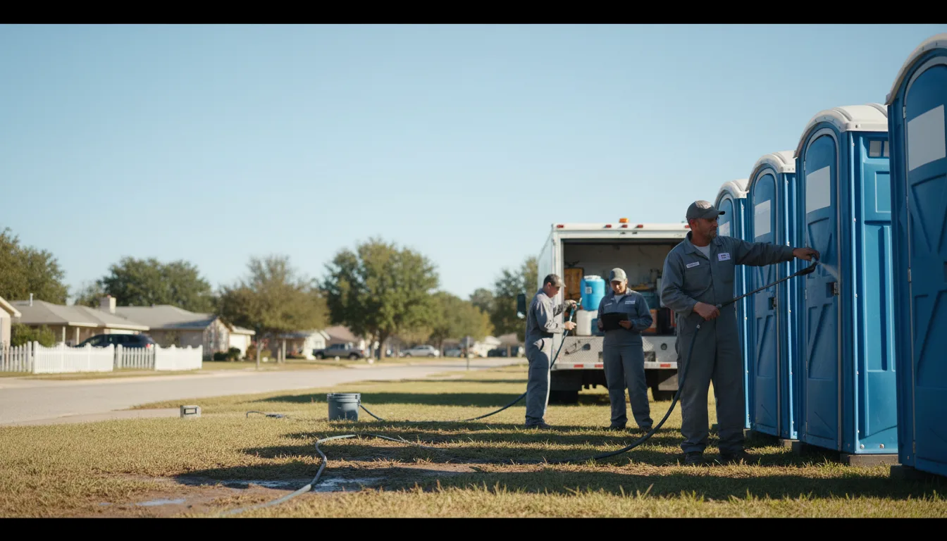 Long-Term Portable Toilet Rental in Montgomery, AL near me
